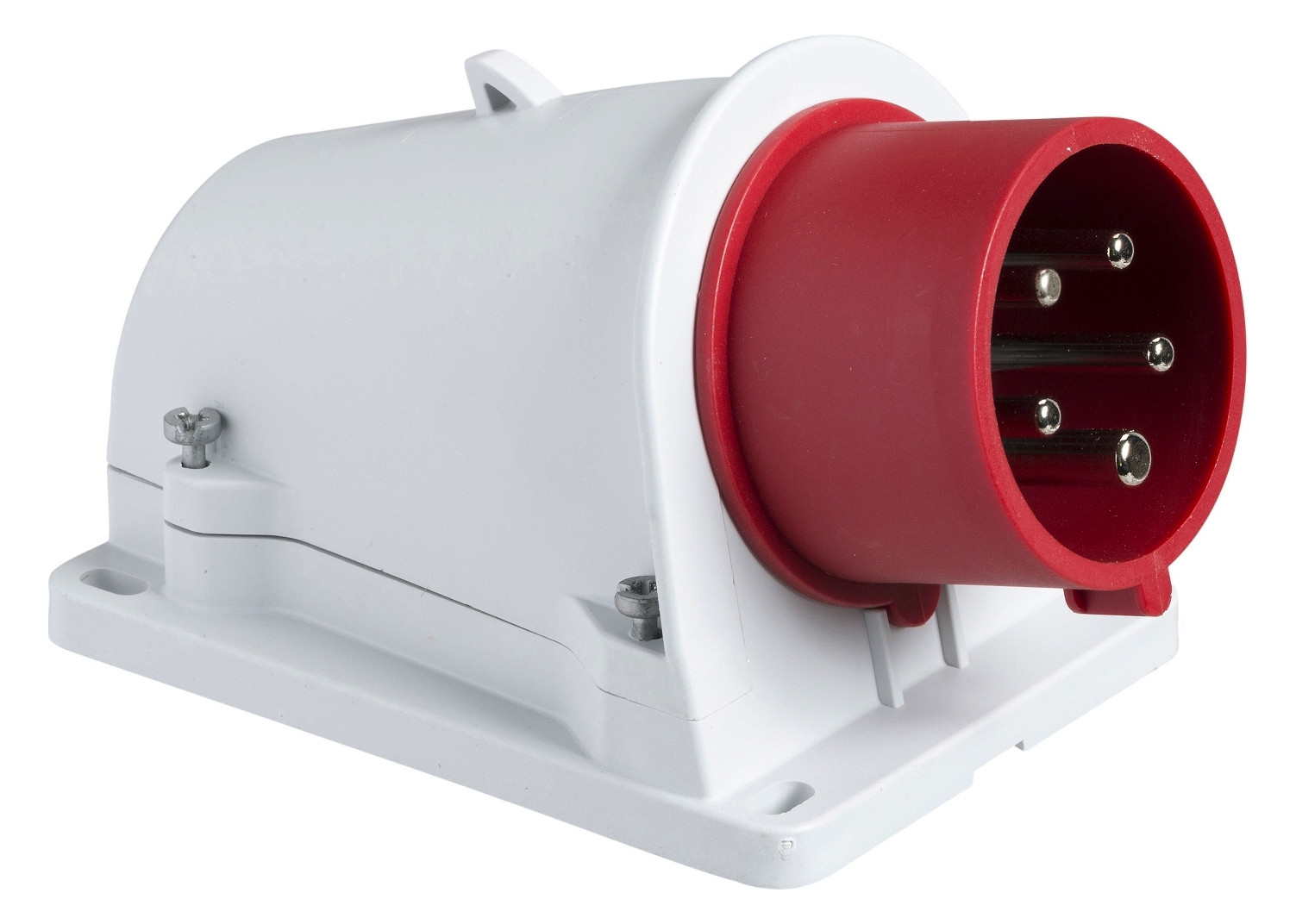 CEE-Aufbaugerätestecker Acti9 4p 32A 32A 400V/rt 6h IP44 Schraubkl abgew Kst