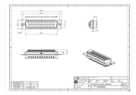 HART Stiftleiste 09670505615 09670505615 