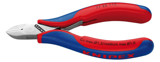 KNIPEX-Elektronik-Seitenschneider 7722 - 115 mm