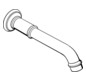 hansgrohe Wanneneinlauf Axor Montreux Ausladung 166-220mm, brushed red gold