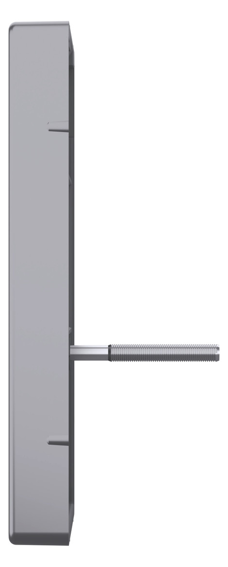 Zentralplatte TAE 3f System Design edst Schraubbef m.Beschr.Feld