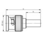 TG BNC-Kabelstecker Cr/Cr    J01000A0049 