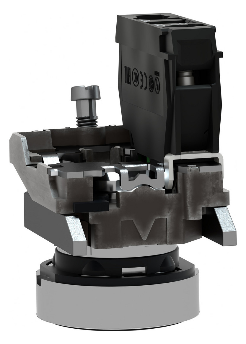 Drucktaster 1f sw rnd Ø22,5mm 1S IP66 fl Tastend