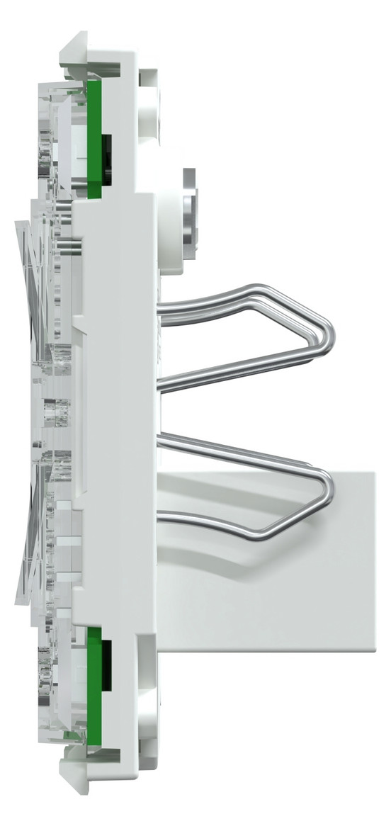 Bedienelement 1f ws f.Dimmeins m.LED-Anz Geeignet für Dimmeinsatz