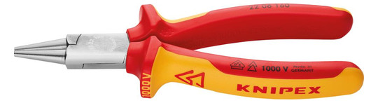 KNIPEX-VDE-Rundzange 2206 - 160 mm