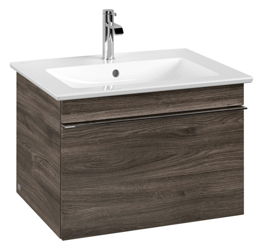 V&B Waschtisch-Unterschrank Venticello 60,3x42x50,2cm, Griff Chrom, stone oak