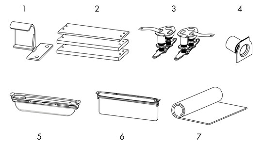 hansgrohe uBox universal Ablaufgehäuse DN 50, für Standardinstallation