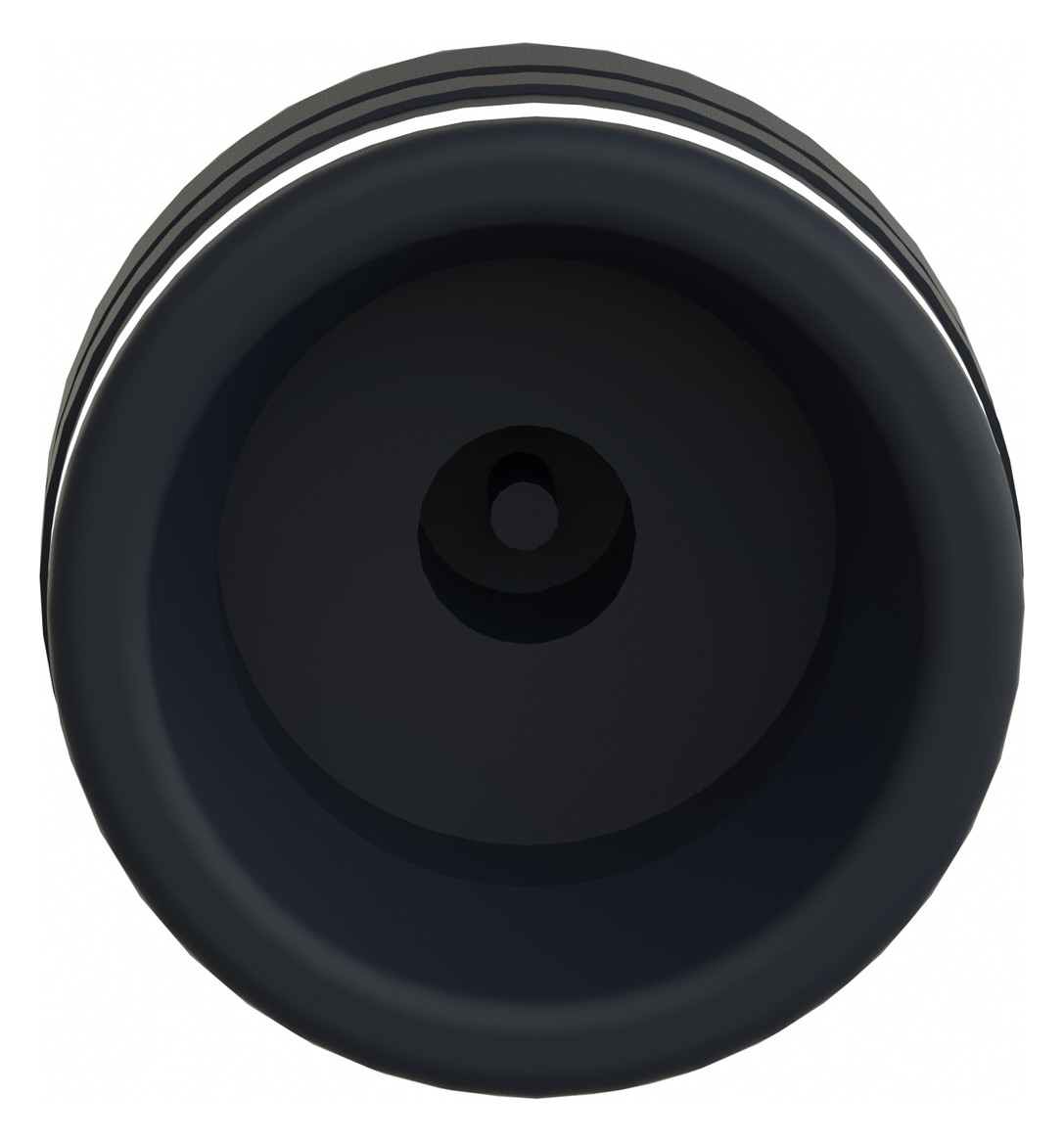 Drucktaster Front 1f sw Ø22,5mm rnd IP65 Tastend