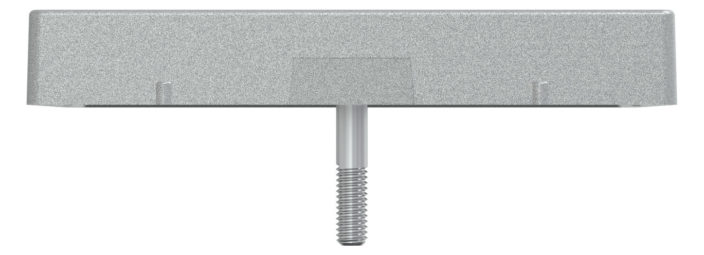 Zentralplatte Ant.dose 2f System M alu Schraubbef