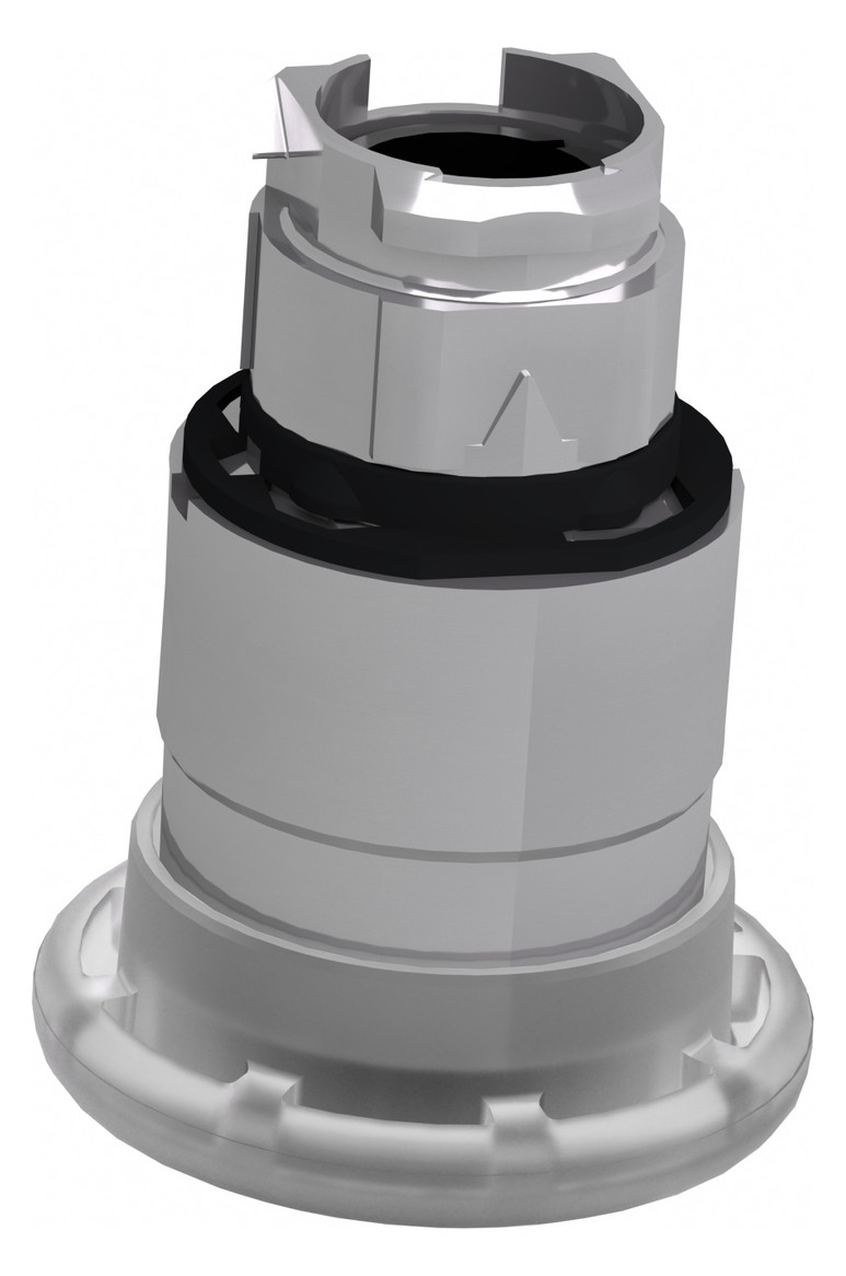 Drucktaster Front 1f ws bel.b Ø22,5mm rnd Geeignet für Beleuchtung IP66