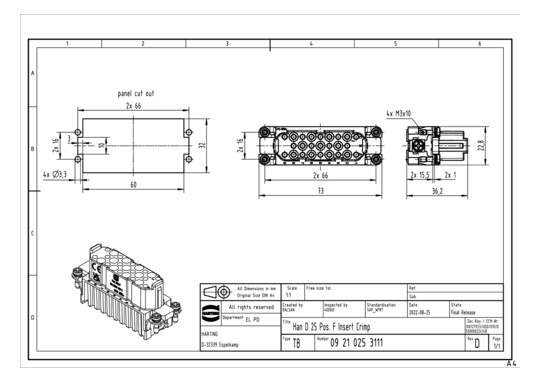HART HAN 25D-F-C 'Z'         09210253111 