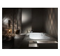 Kaldewei Badewanne PLAZA DUO 190 180x120/80cm, rechts, Griffloch, Perl-Effekt, bahamabeige