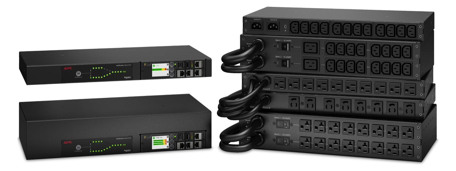 Rack-Stromverteilung 2HE 16xC13 2xC19 230V m.Display m.LED-Anz Schaltbar