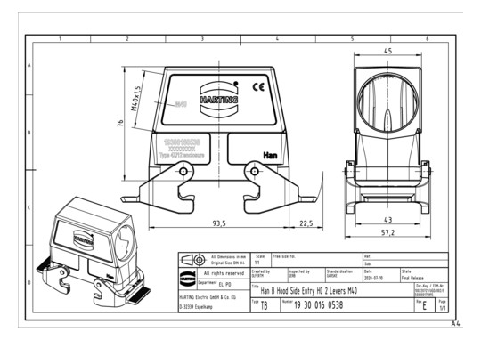HART Han 16B-gs-QB-M40       19300160538 