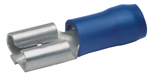 Flachsteckhülse Ms bl 1,5-2,5qmm teiliso fl_6,3x0,8mm fl 6,3x0,8mm