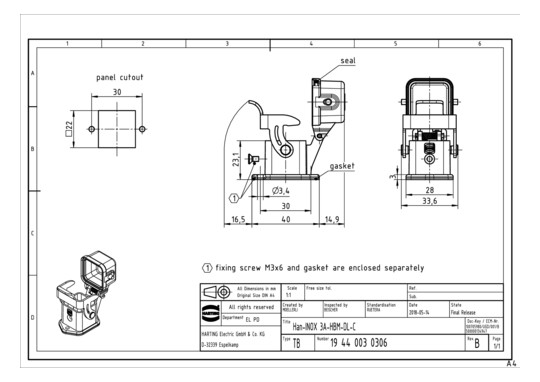 HART Han-INOX 3A-AGG-QB-K    19440030306 