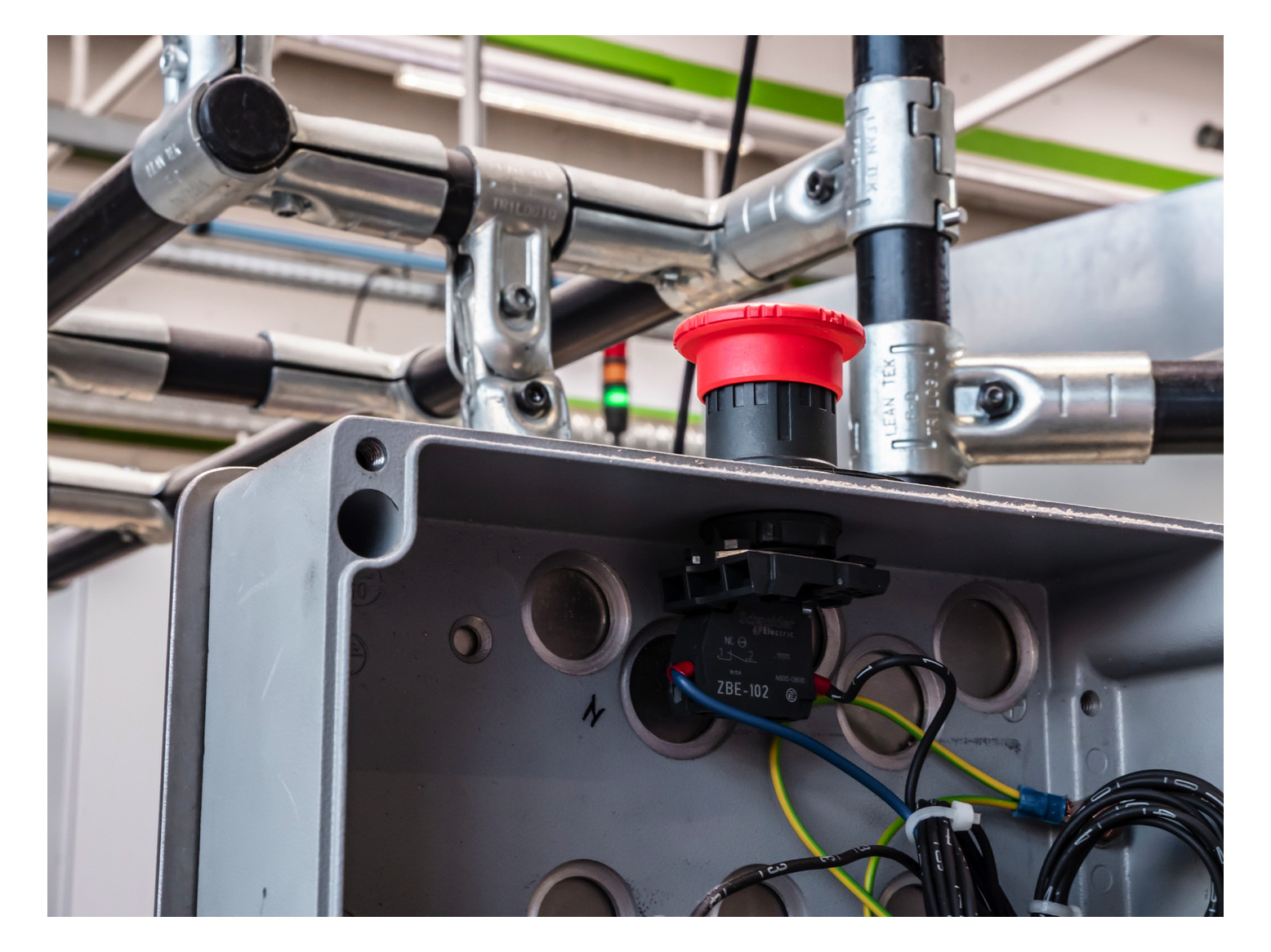 Leuchtmelder Front hoch rnd rt Ø22mm 1st Kst IP66