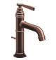 hansgrohe Waschtisch-Einhebelmischer 100 Axor Montreux Ausladung 142mm, mit Zugstangen-Ablaufgarnitur, brushed red gold