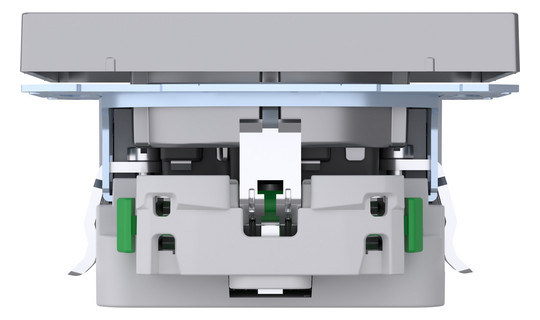 Steckdose 1f edst 1USB-A 1USB-C UP m.BS Mit erhöhtem Berührungsschutz IP20