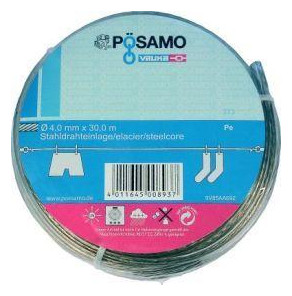 Bild Drahtseil-Universalleine PVC/umm. 4mmx30 m PÖSAMO-0