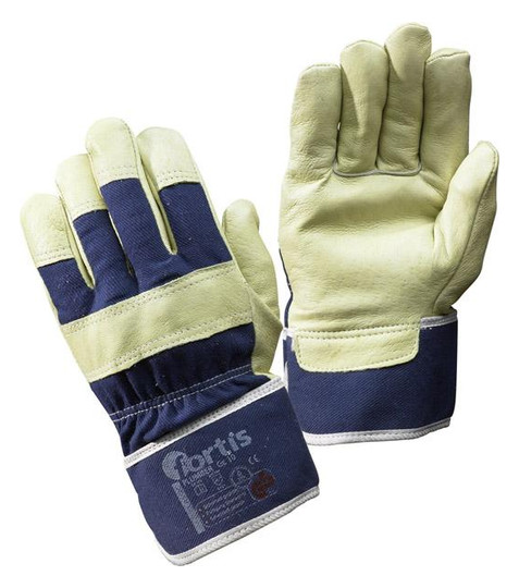 fortis-Schweinslederhandschuh Plumber - Gr.10