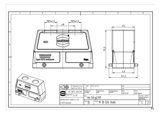 HART Han 24B-gg2-M25         19300240466 