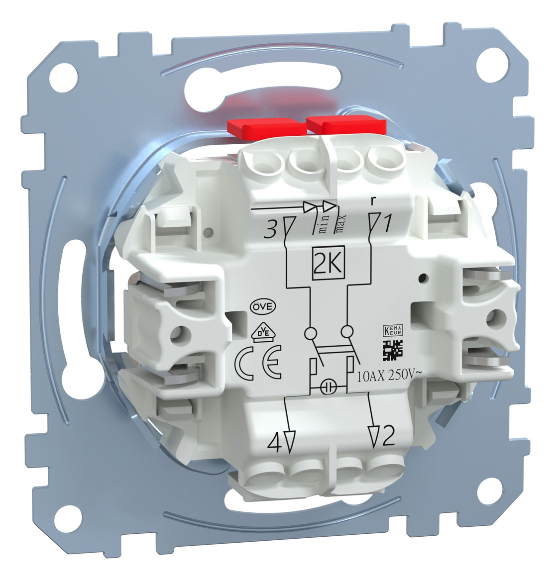 Kontroll-Wippschalter QuickFlex UP IP20 2p 1f 10AX