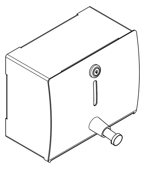 AR Seifenspender, STRATOS, Edelstahl, Aufputz, 186x154x150 mm