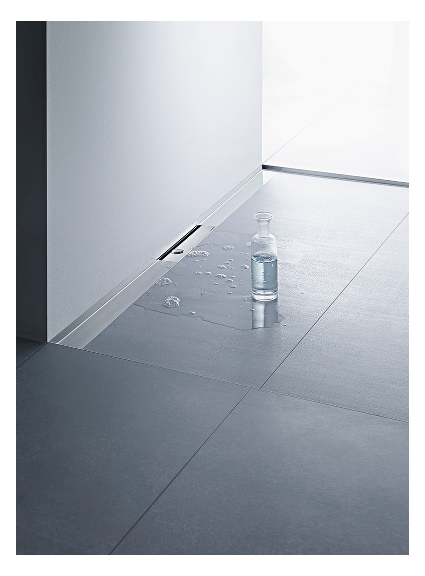 Dallmer Duschrinne CeraWall Select Edelstahl, hochglanz poliert, 1500 mm