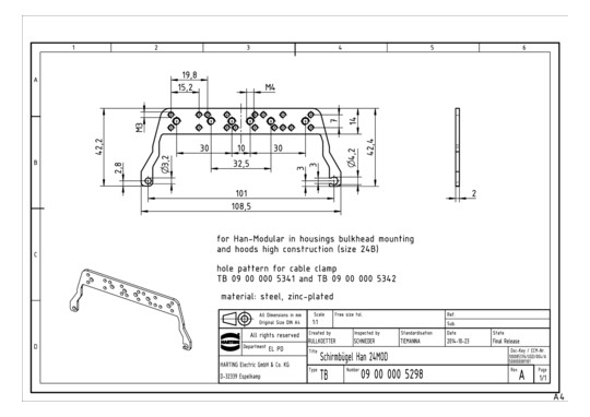 HART Schirmbügel HAN 24 MOD  09000005298 