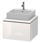 Duravit Waschtisch-Unterschrank L-Cube 62 x 54,7 cm, graphit matt, für Konsole, 1 Auszug