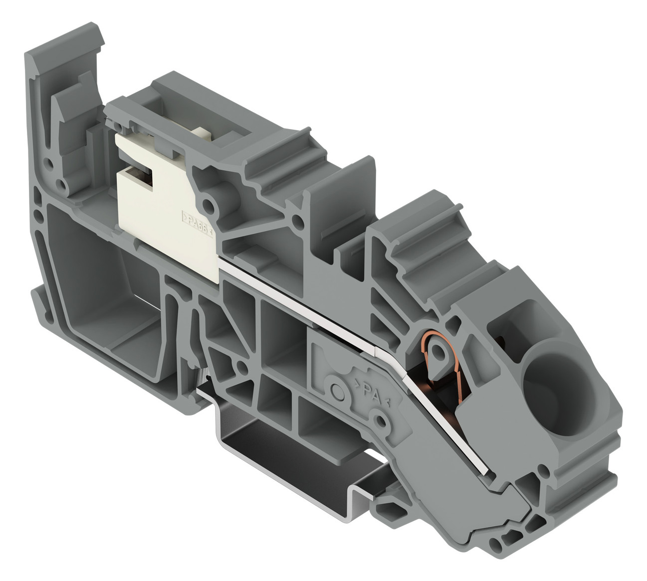 Trennreihenklemme gr Serie 2016 76A 0,5-16qmm Mit integrierter Prüfbuchse