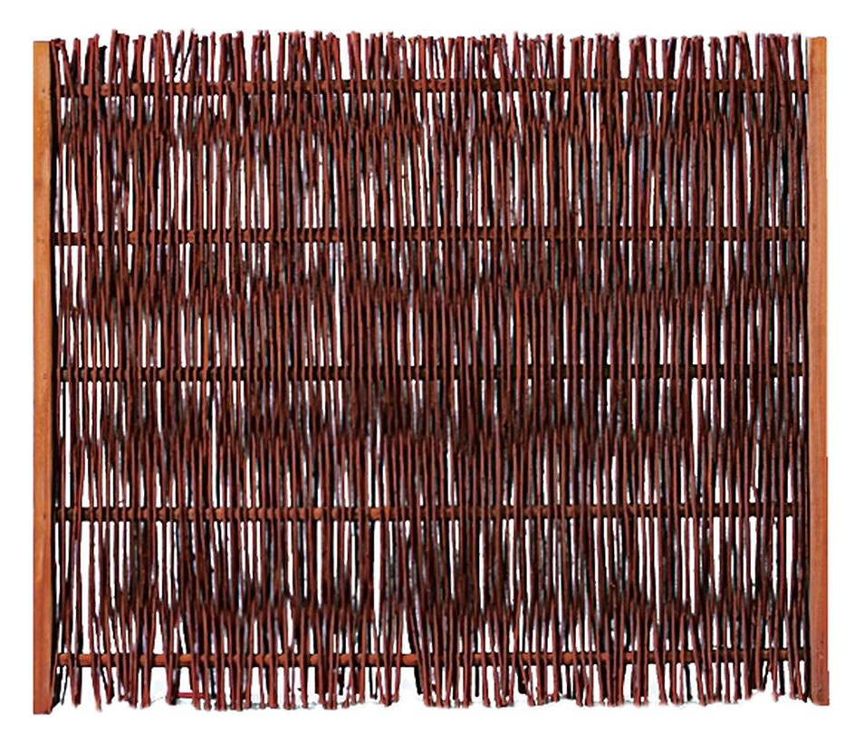 Bild FUEGO Weidengeflechtzaun 120 x 100 cm, m .seitl. Rahmen - n.a.-0