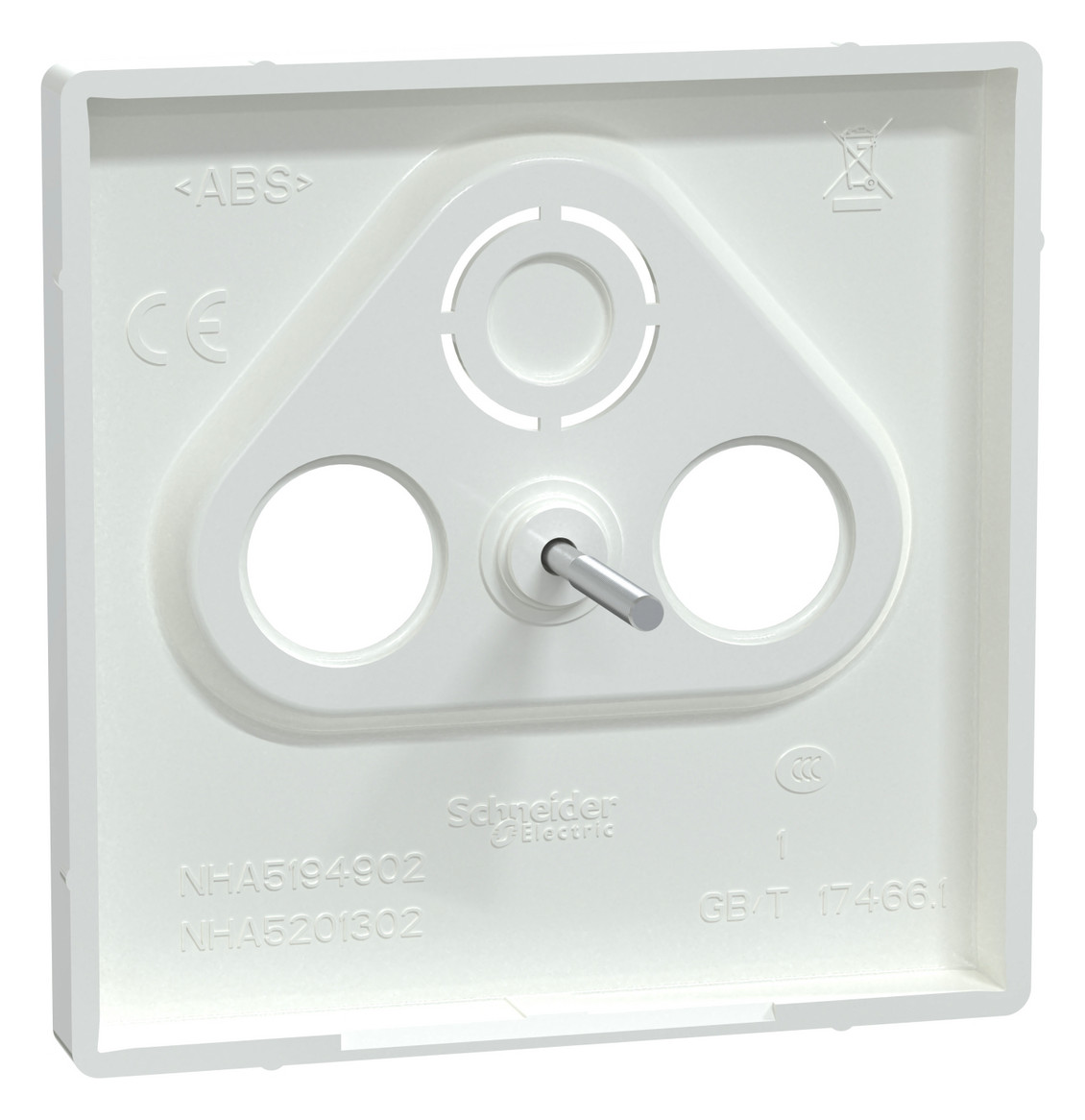 Zentralplatte Ant.dose 3f System Design lows Schraubbef