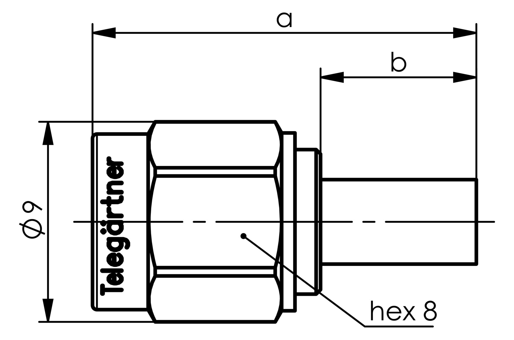 SMA-Stecker Rundkabel 50O Löt/Crimp 50Ohm