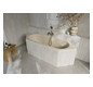 6-Eck-Badewanne BetteStarlet 2060 200x75x42cm, pergamon