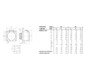 CEE-Anbausteckdose 5p 16A 400V/rt 6h ger IP44 schraubl.Kl Kst 75x75mm