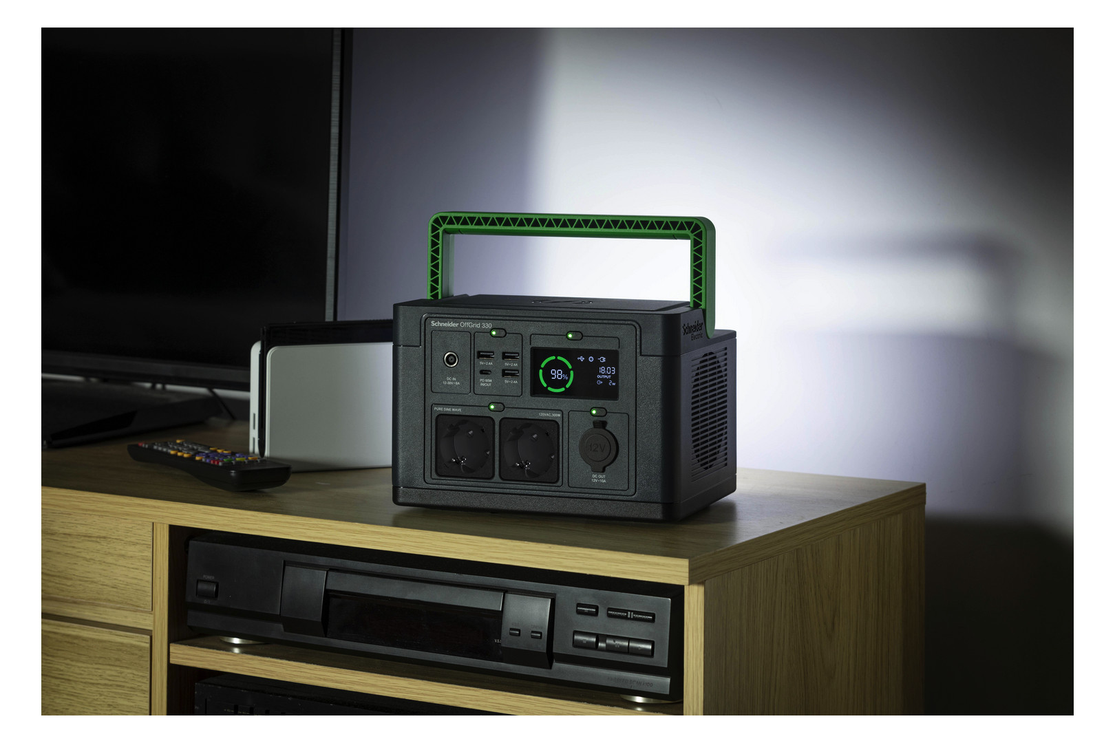 Batteriespeicher 0,332kWh 1Ph 1kW Li-Ion Notstromfähig