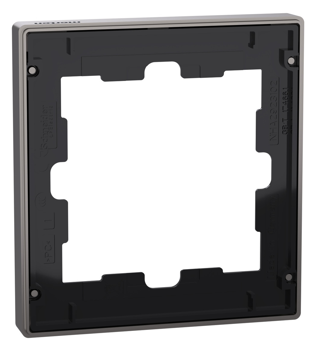 Rahmen 1f ni metallic D-Life Metall Edst f.GEB-K Unterputzmontage