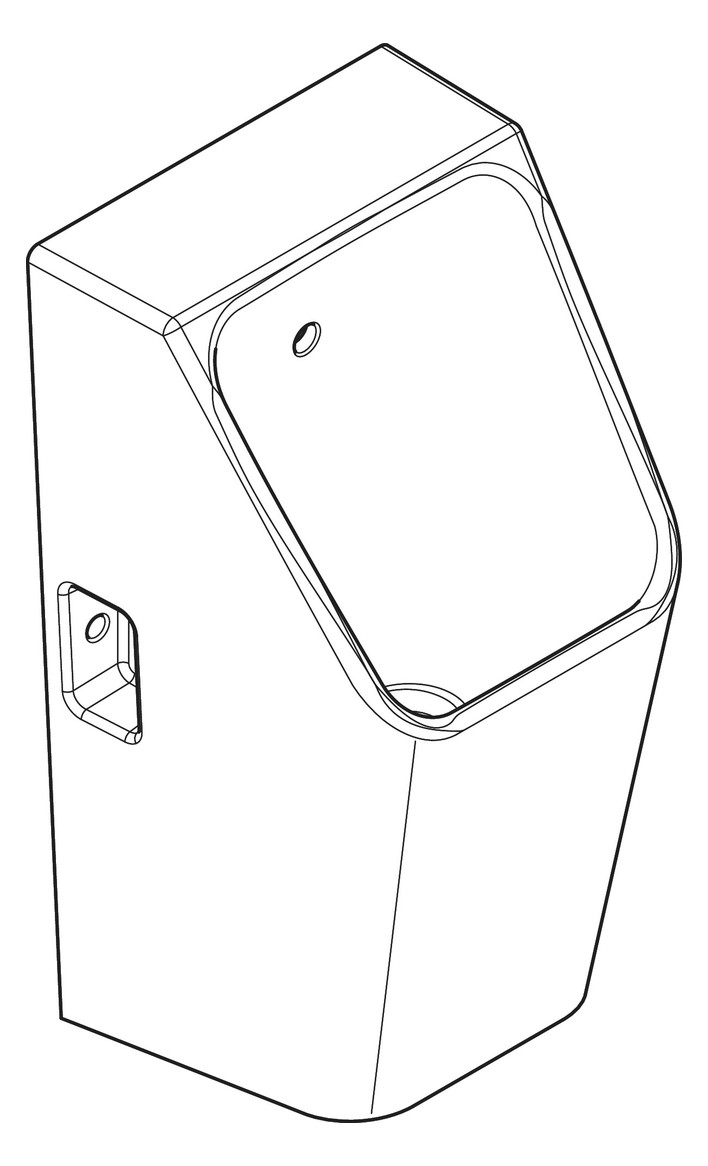 hansgrohe Urinal EluPura Original Q weiß, ohne