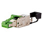 Modular-Stecker Cat5E RJ45 27-22AWG Feldkonf Schirm Litze massiv f.Rundkabel