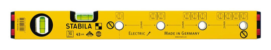 STABILA-Elektriker-Wasserwaage Type 70 Electric - 43 cm