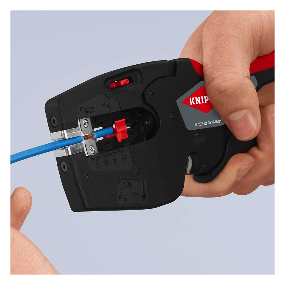 Abisolier-/Crimpautomat abisolieren und crimpen Hand 0,03-10qmm 17x110x190mm
