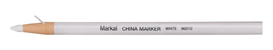 MARKAL-Wachsstift China Marker - weiß