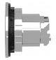 Drucktaster Front 1f bl bel.b Ø30,5mm rnd Geeignet für Beleuchtung IP66