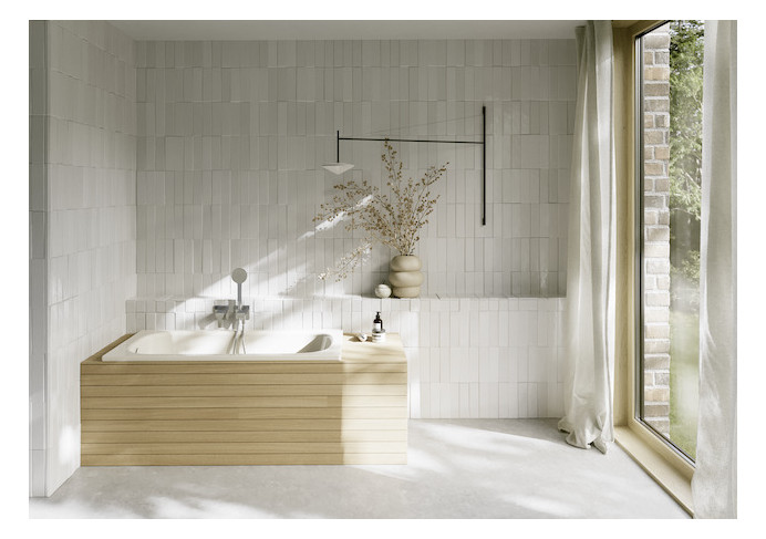 Badewanne LaBette 1200 120x70x39cm, pergamon