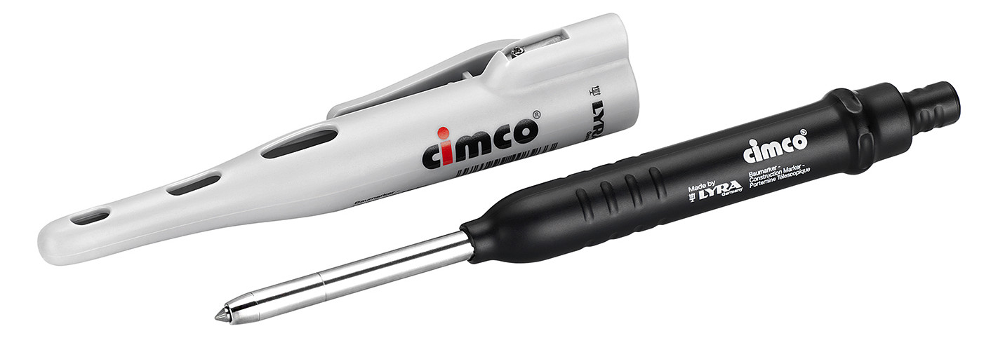 Tieflochmarker graphit L=160mm rundspitz