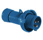 CEE-Stecker 2p 32A IP67 Acti9 200 - 250 V (50+60 200 - 250 V (50+60 Hz) blau 6h