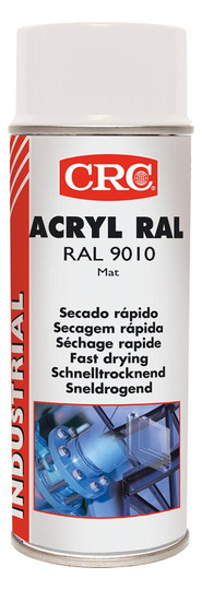 CRC-Acryl-Farblackspray, matt RAL9010, reinweiß -...
