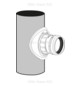 HAAS OHA-Easy-Fix ISABEL DN 110 x 50 mm, DIN 4102-B2, grau, für Abwasserleitung